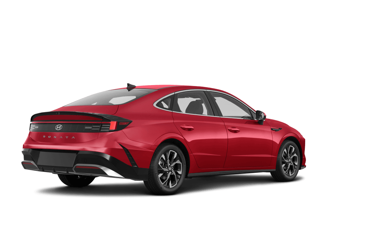 Hyundai Sonata Hybrid  - Back view Hyundai Sonata Hybrid  - Back view